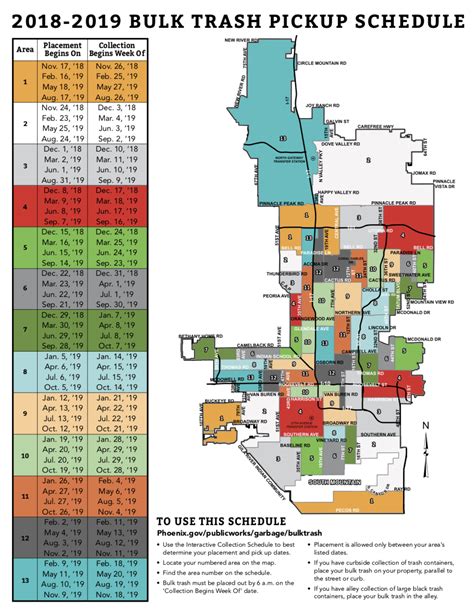 city of peoria az trash schedule.